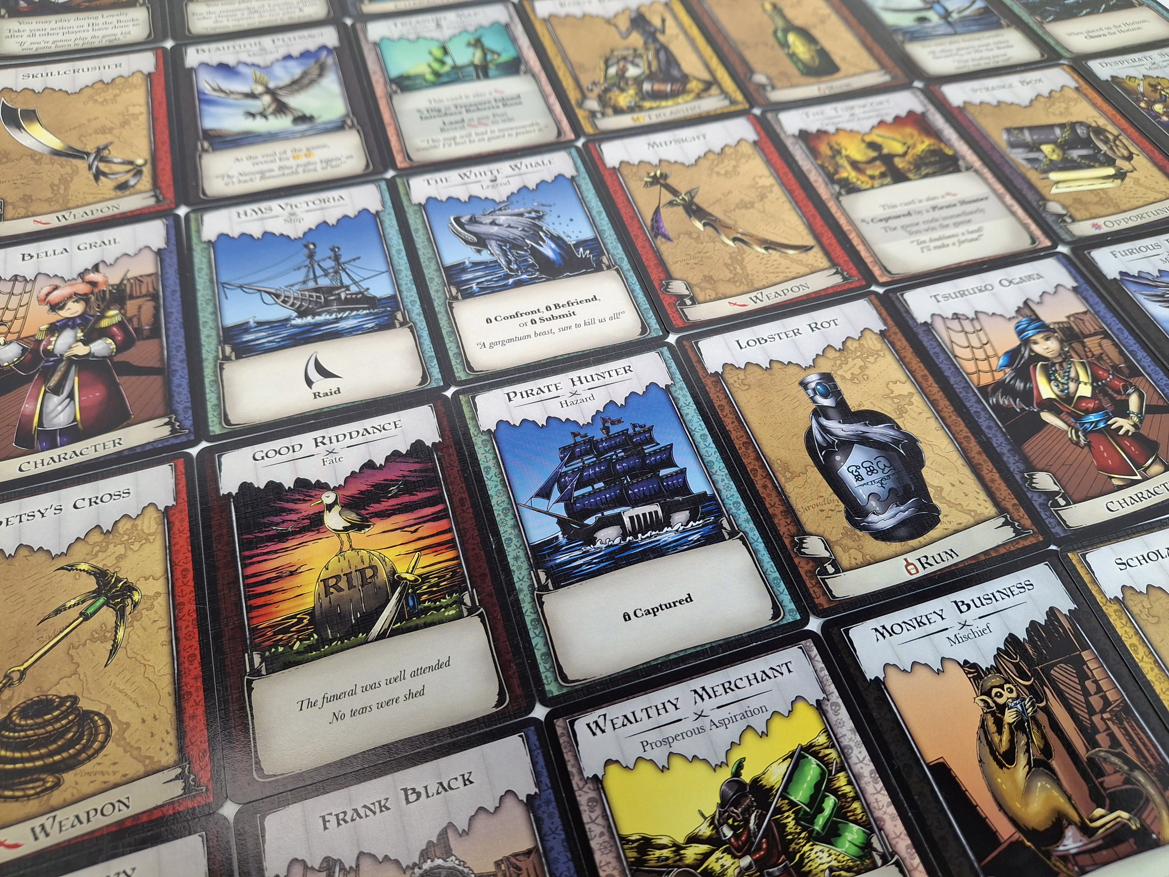 Tis Mutiny - Cards on a table